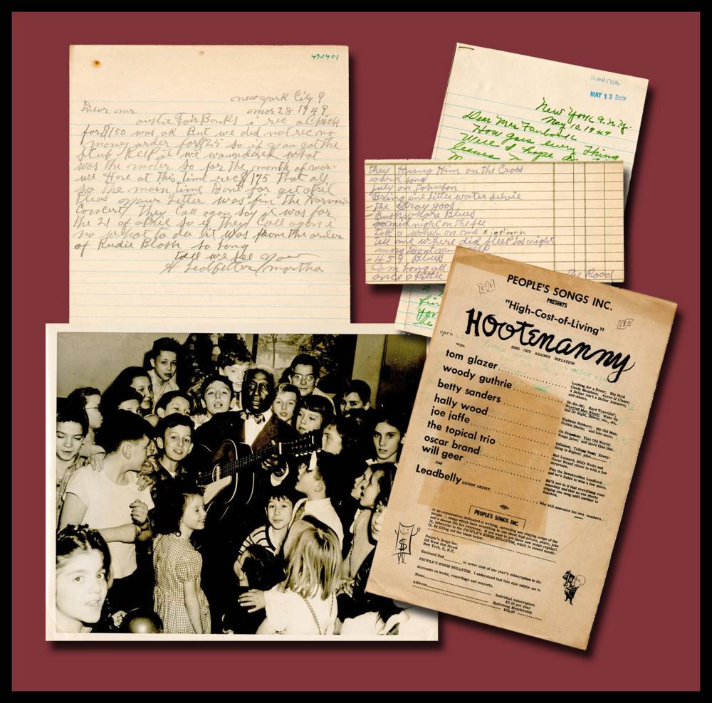 Huddie "Lead Belly" Ledbetter Rare Archive, Handwritten (1 of 7)