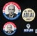 Harry S. Truman, Adlai Stevenson Campaign Pinbacks & - 7