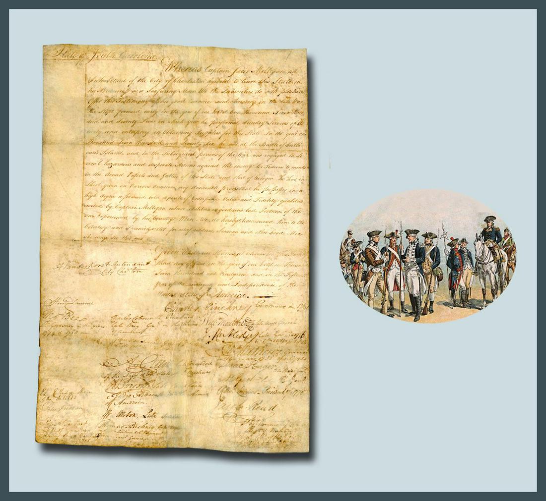 H. Laurens, E. Rutledge, 3 Pinkneys, J. Rutledge, W. (1 of 2)