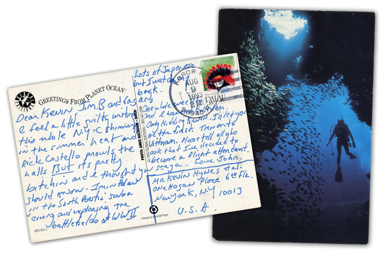 John F. Kennedy, Jr. ALS Written During South Pacific (1 of 5)