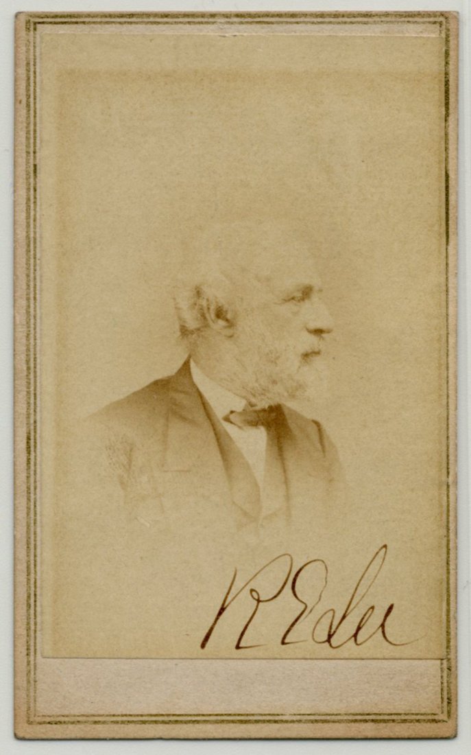 Robert E. Lee Signed Fine Alexander Gardner Carte de Vi (1 of 5)
