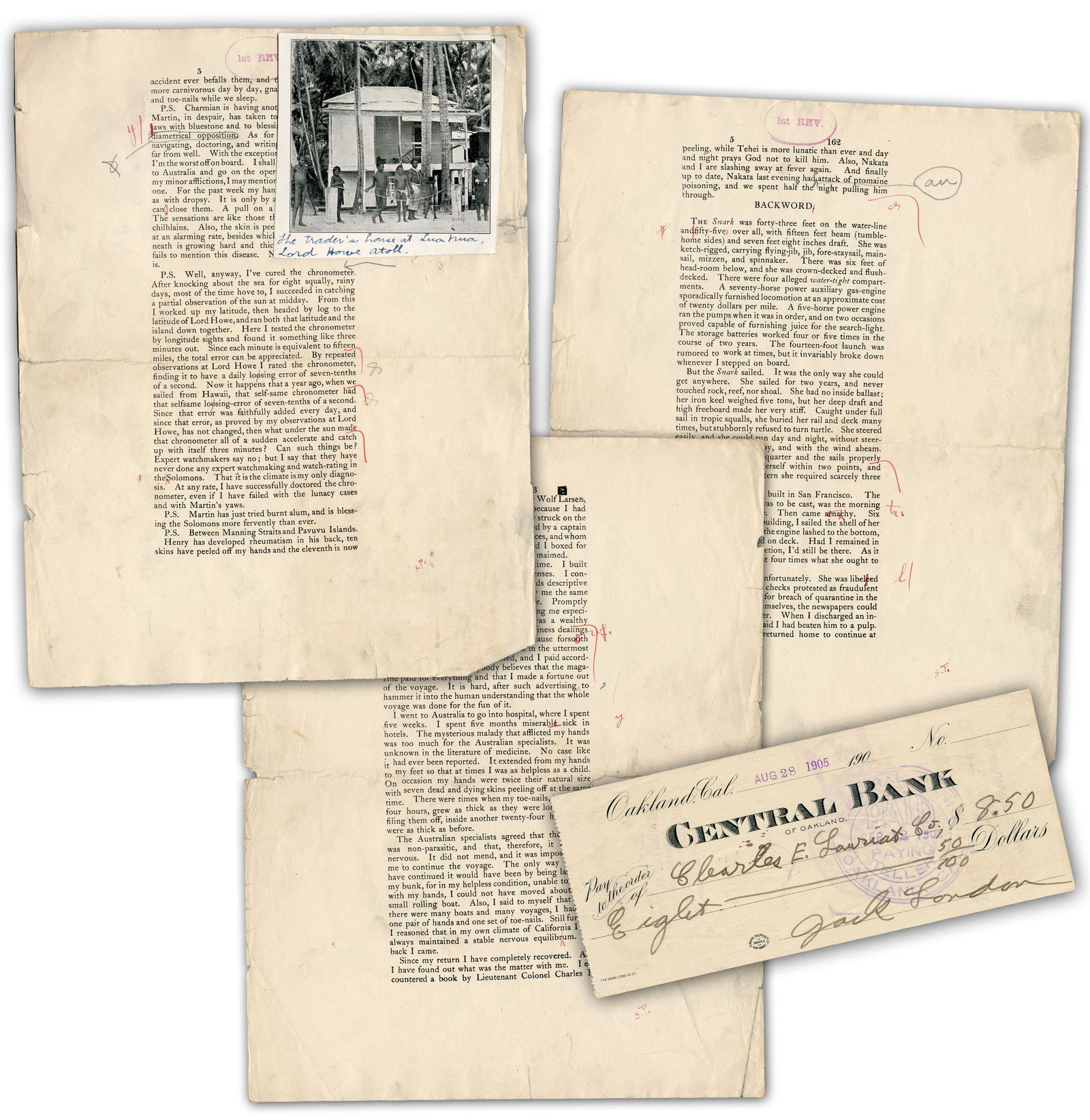 Jack London, "The Cruise of the Snark" Annotated (1 of 6)