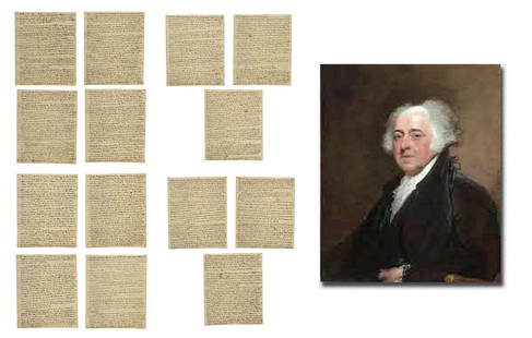 John Adams Lengthy Manifesto Defending American: John Adams Lengthy Manifesto Defending American Sovereignty and Citizenship Rights, Supporting Jefferson, and Demolishing Apologists for King George III’s Proclamation Allowing Impressment of