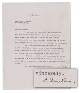 Einstein Among the Most Important Letters in Private