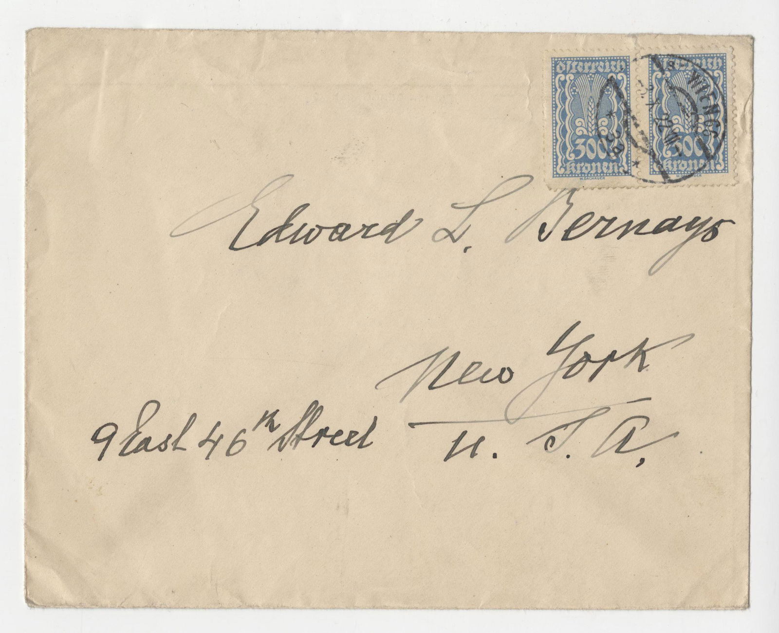 Sigmund Freud Autographed Envelope to Nephew and (1 of 1)