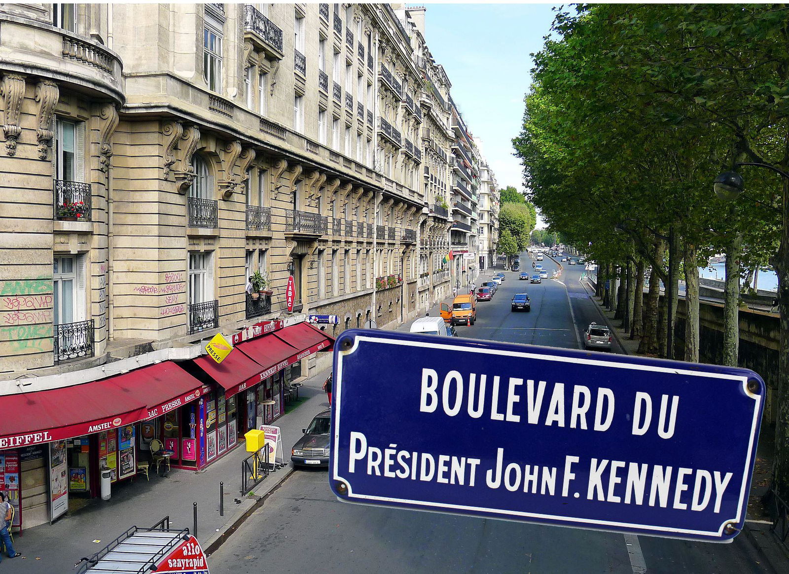 Authentic Vintage John F. Kennedy Street Sign from (1 of 4)