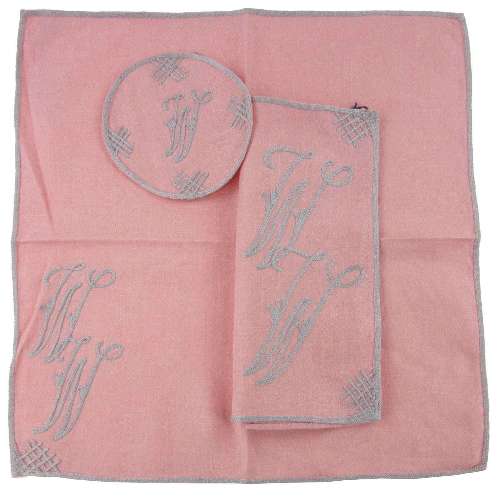 Duke & Duchess of Windsor Owned & Monogrammed 3-Pc En (1 of 7)