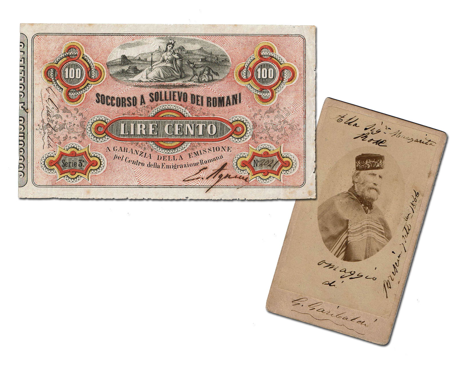 G. Garibaldi Fantastic Pair of Signed Items (1 of 5)