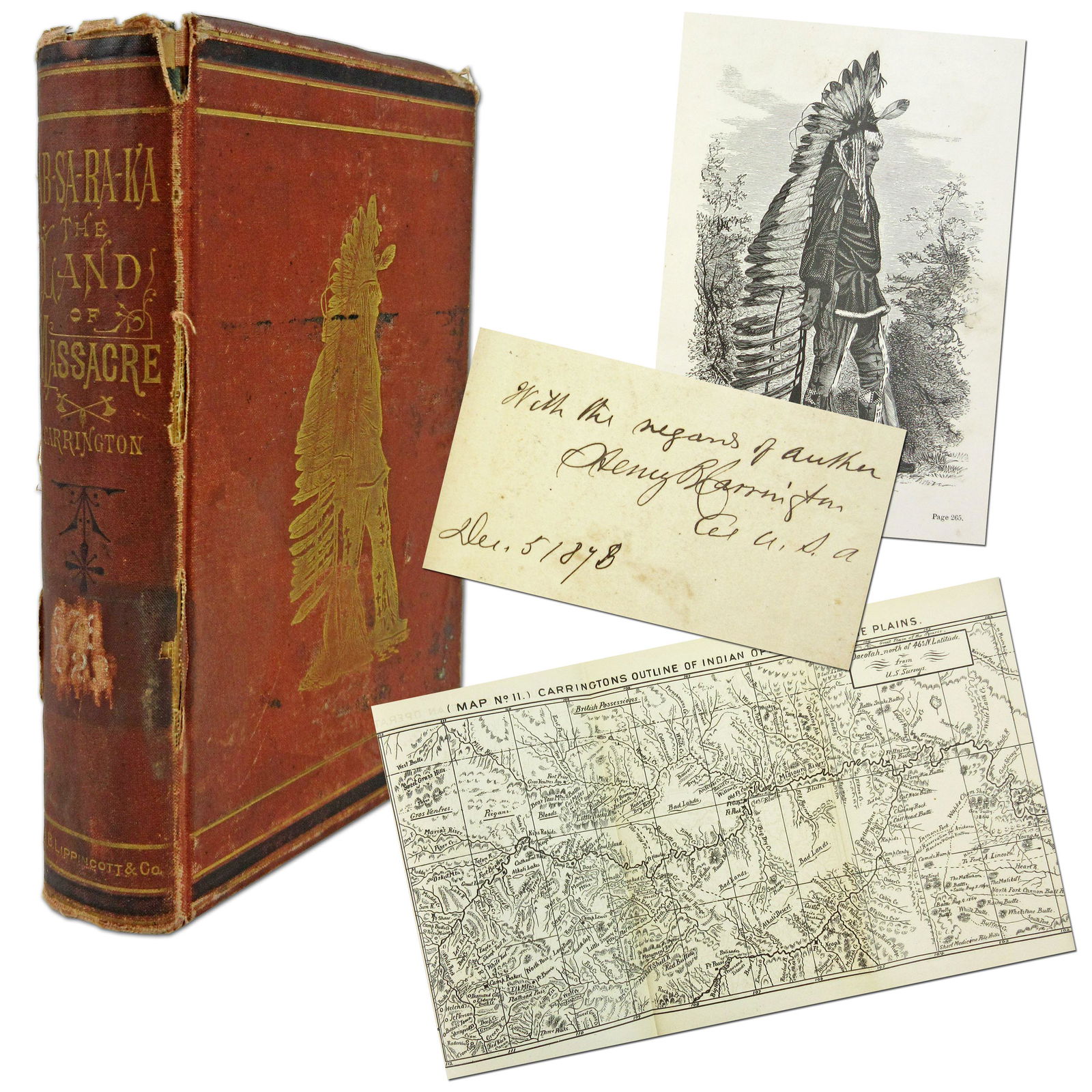 AB-SA-RA-KA, Land of Massacre. SIGNED by Col. (1 of 9)