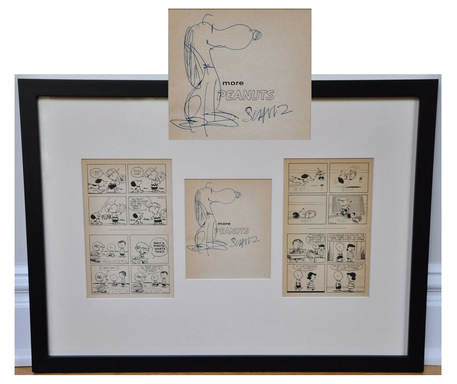 Charles Schulz Original Drawing of Snoopy, Custom (1 of 5)
