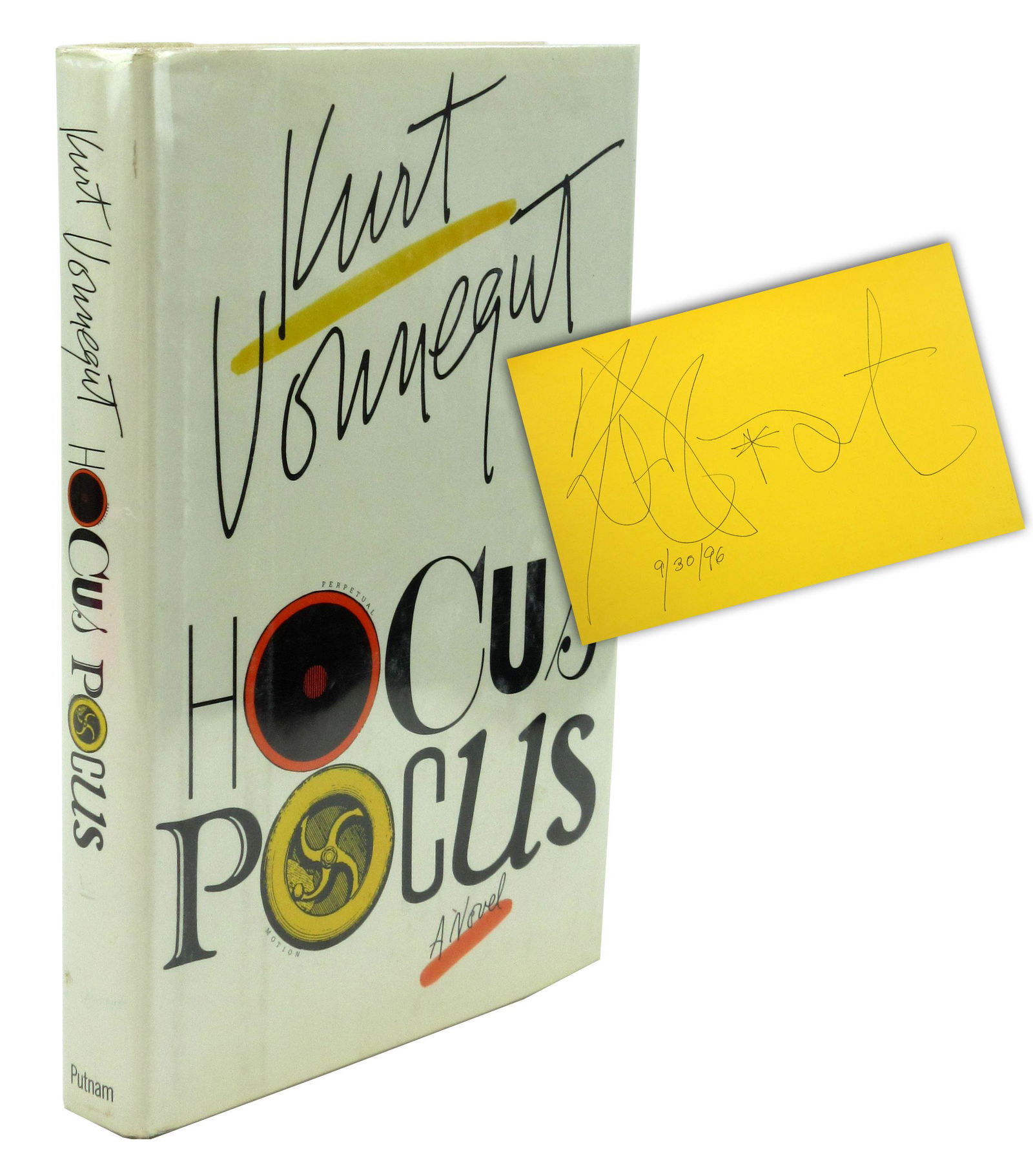 Hocus Pocus First Printing Signed and Dated by Kurt (1 of 8)