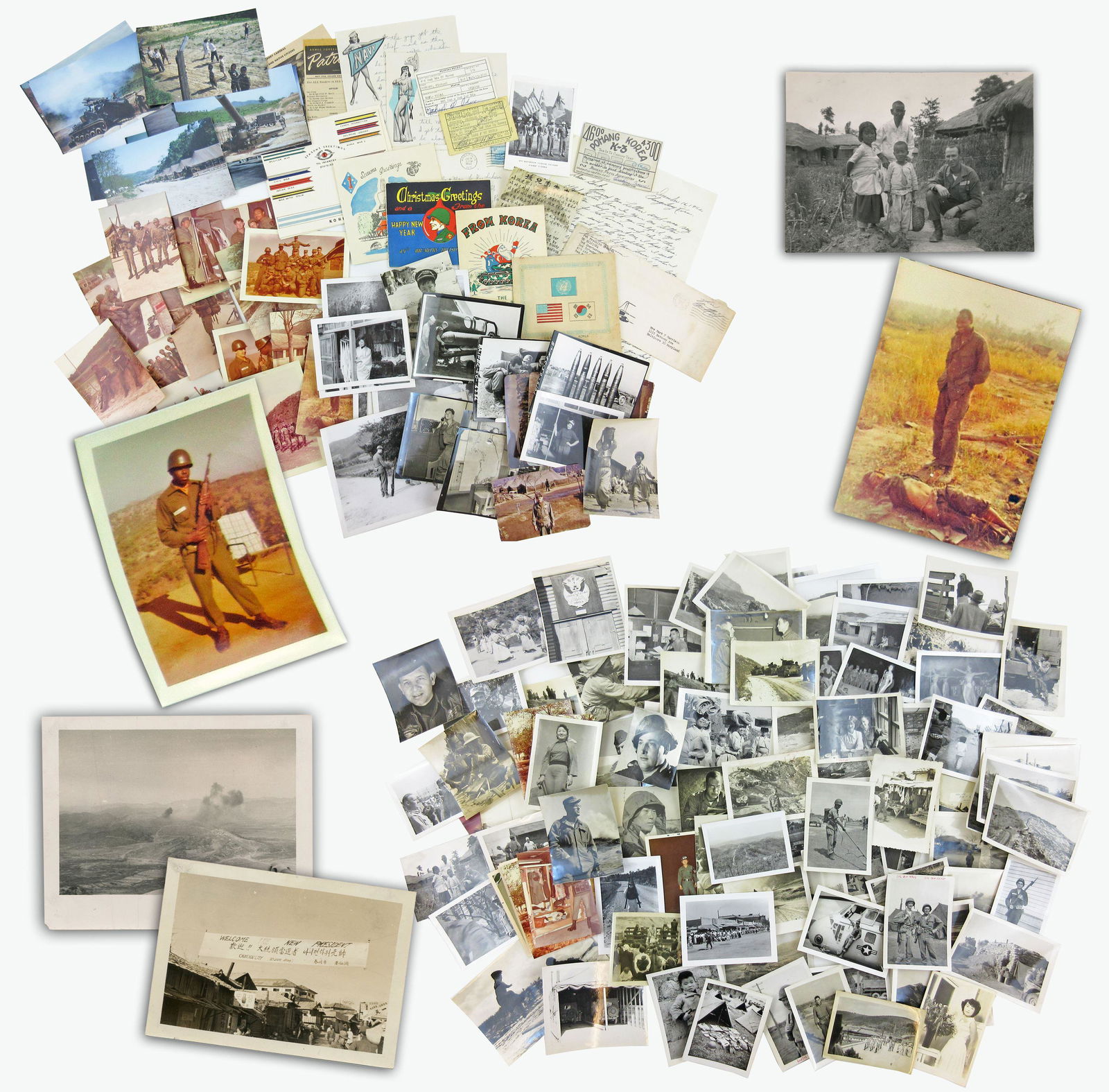 Sizable Korean & Vietnam War-Era Photograph & Ephemera (1 of 15)