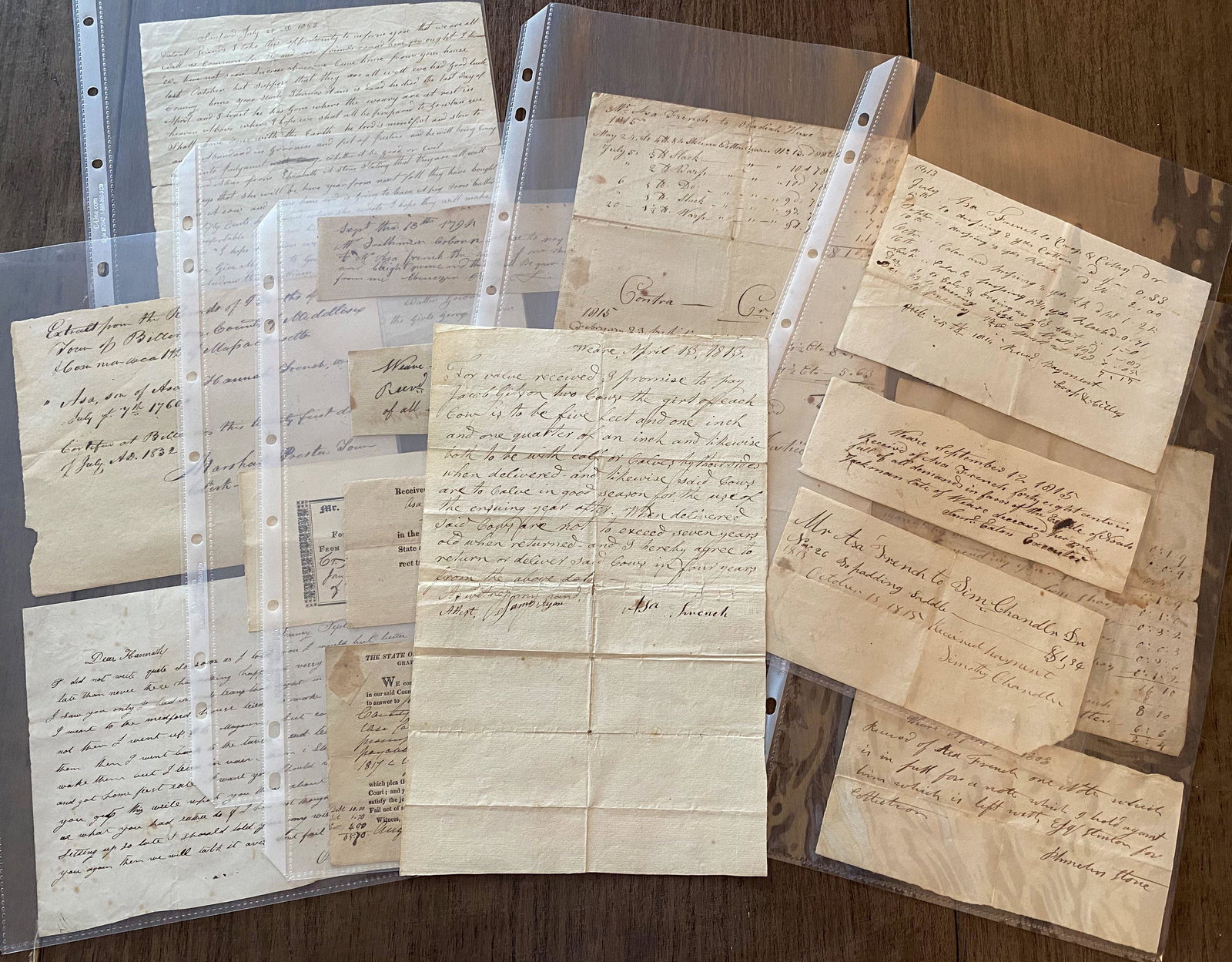 Asa French Papers from Weare, New Hampshire, 16 (1 of 1)