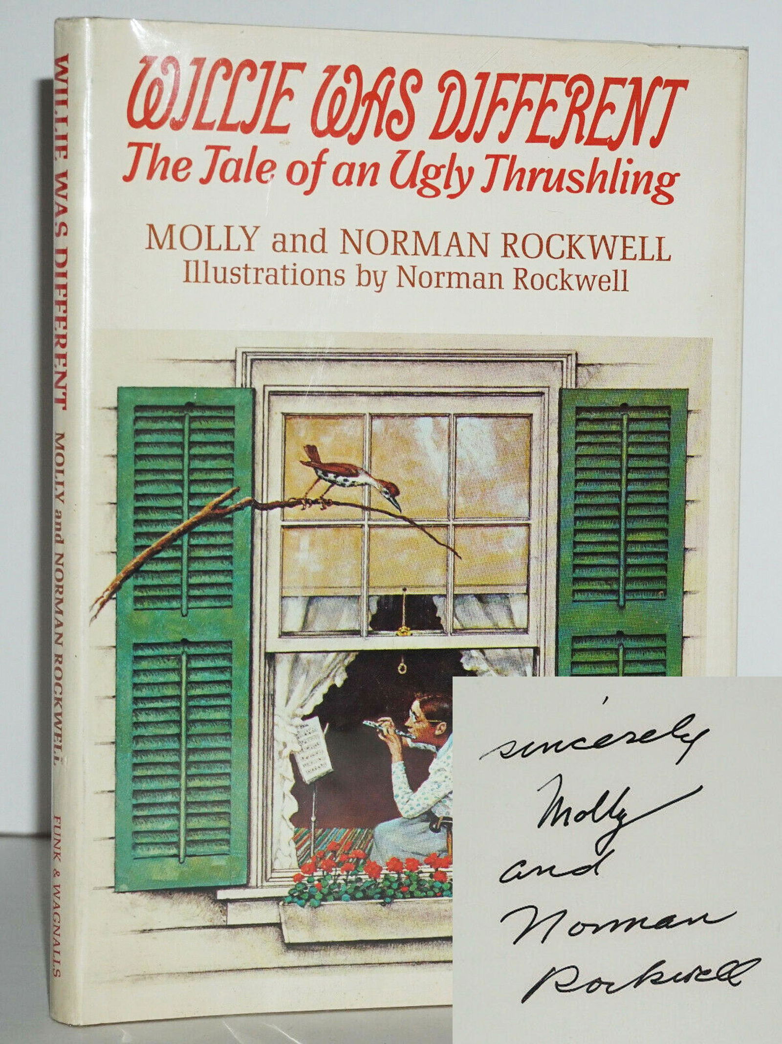 Norman Rockwell Signed 1st Edition "Willie Was (1 of 7)