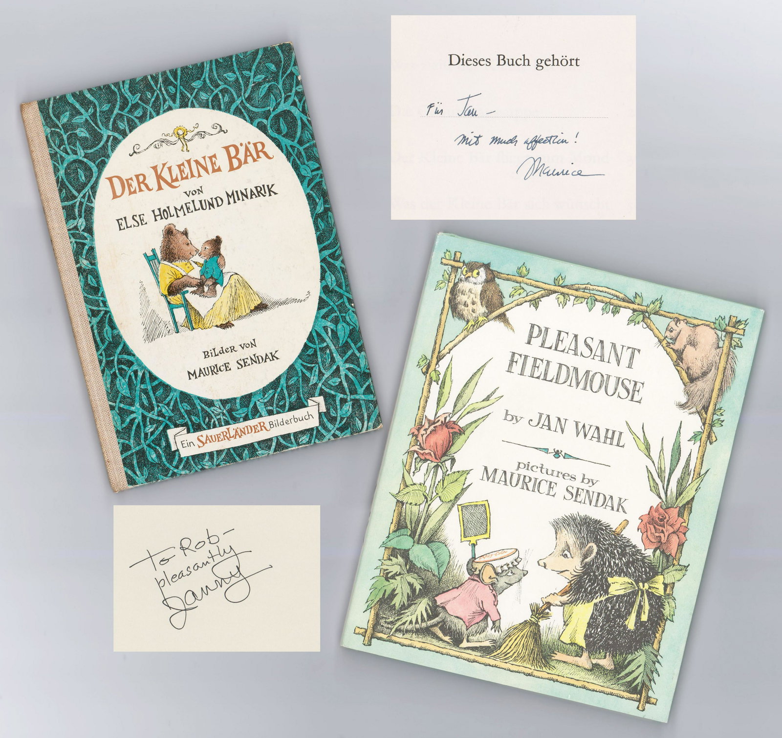 Maurice Sendak & Jan Wahl Signed Books (1 of 7)