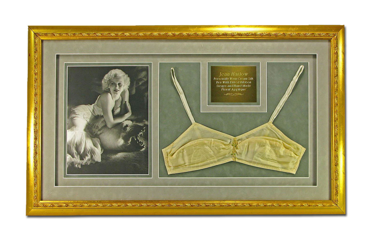 Jean Harlow Personally Owned and Worn Silk Bra, (1 of 2)