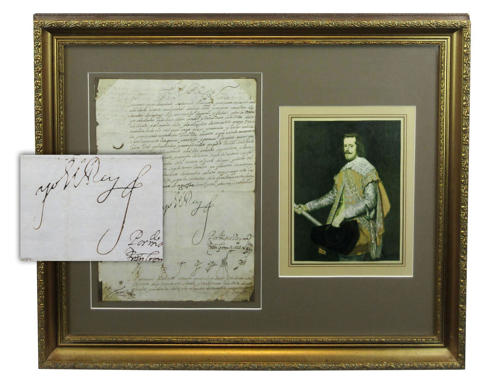Philip IV, King of Spain & Portugal Boldly Signed (1 of 4)