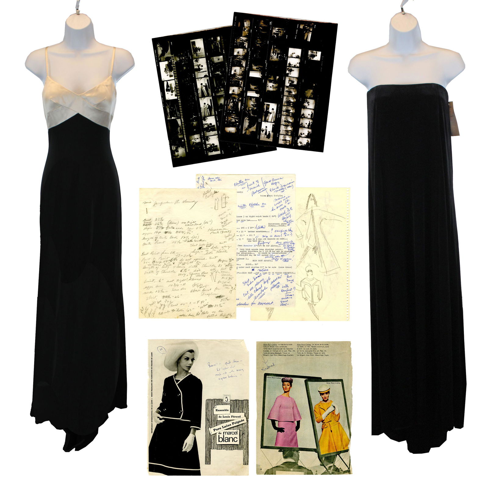 Jackie Kennedy & Oleg Cassini 2 Dresses with Fashion (1 of 18)