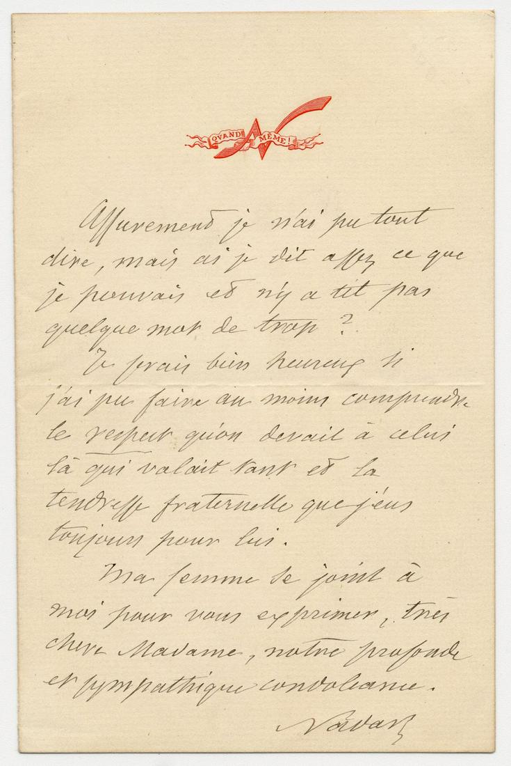 Famous 19th C. French Photographer Nadar ALS (1 of 4)