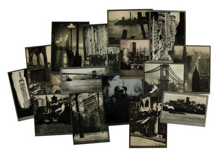 Alvin Langdon Coburn 15 Photogravures of Early 20th: Alvin Langdon Coburn 15 Photogravures of Early 20th Century New YorkA lovely collection of 15 photogravures taken by Alvin Langdon Coburn of early 20th century New York, during the building of the