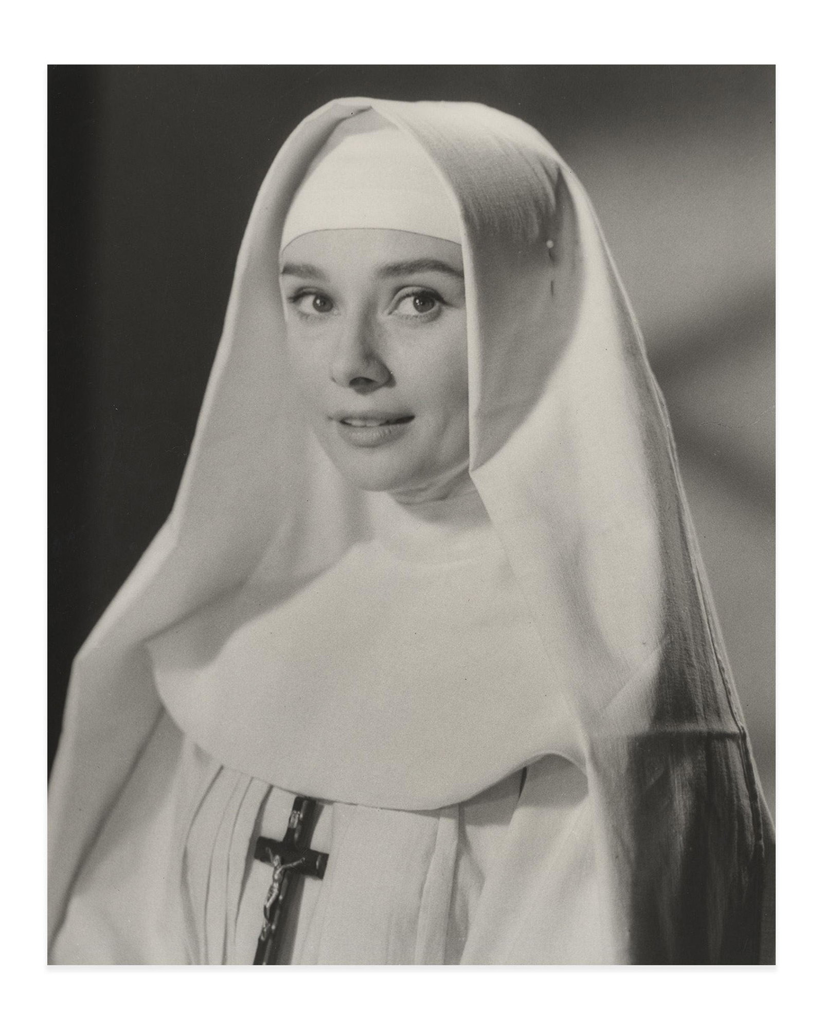 Audrey Hepburn’s Personally Owned Photo From: Audrey Hepburn’s Personally Owned Photo From ”The Nun’s Story”, Ex-Christie's Audrey Hepburn's personally owned production still from her 1959 film, "The Nun's Story", taken by