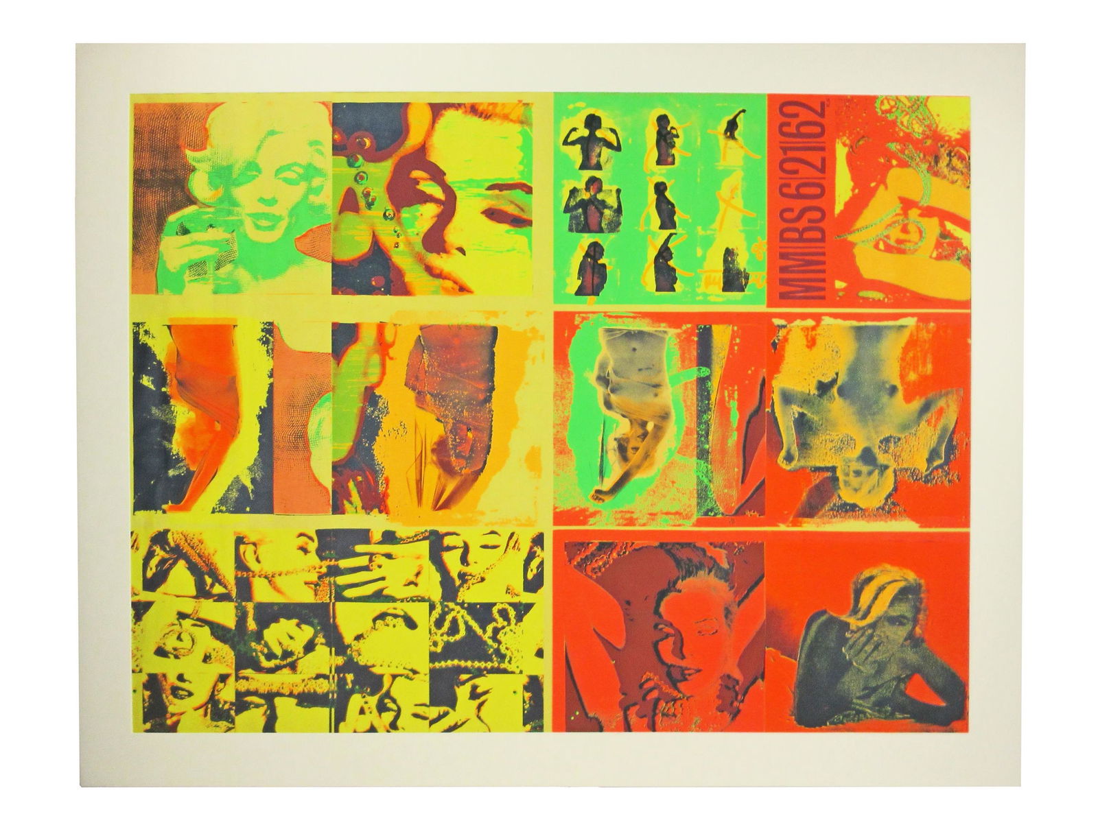 Marilyn Monroe Rare Uncut Psychedelic Silkscreen Images (1 of 2)