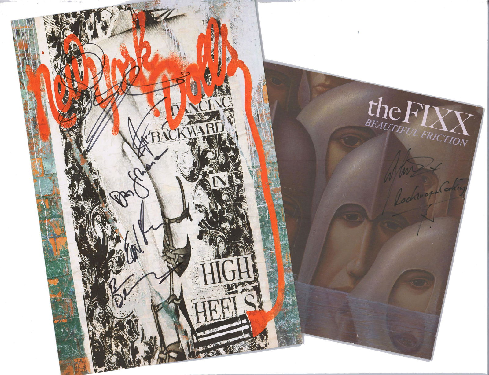 New York Dolls & The Fixx Signed Rock Posters (1 of 1)