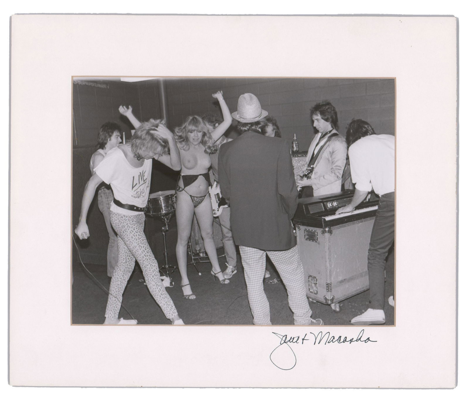 Rod Stewart "Faces" Photo Signed by Rock Photographer (1 of 2)