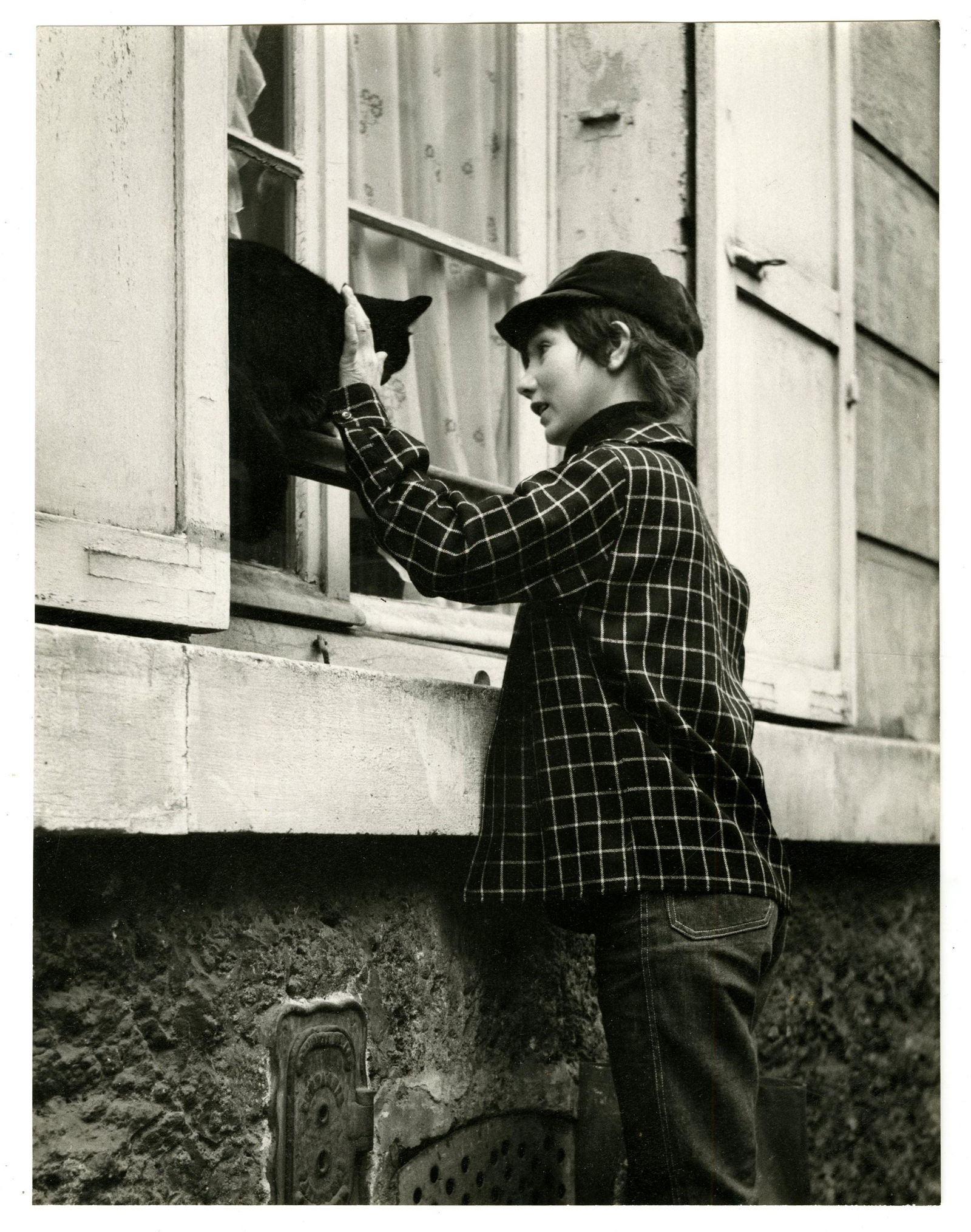 Robert Doisneau Charming 1950s Photograph "Boy with (1 of 2)
