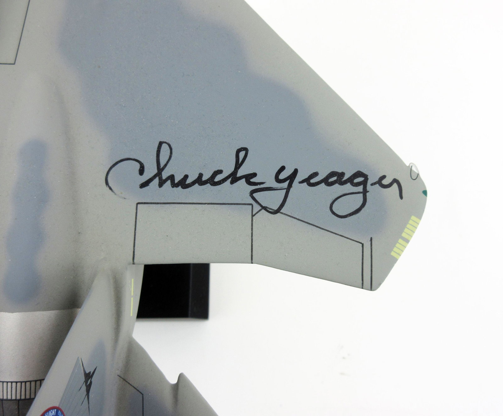 Chuck Yeager Signed F-15D "Glamorous Glennis" Model (1 of 9)