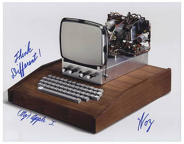 Steve Wozniak Signed Photo of Apple 1 Computer (1 of 3)