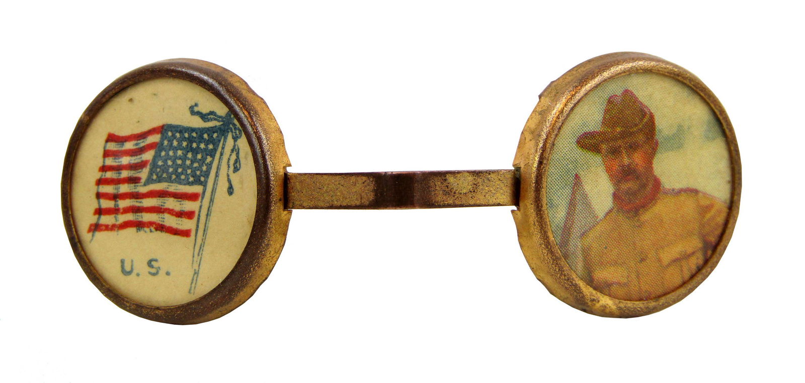 T. Roosevelt Spanish-American War-Era Patriotic Tie (1 of 2)