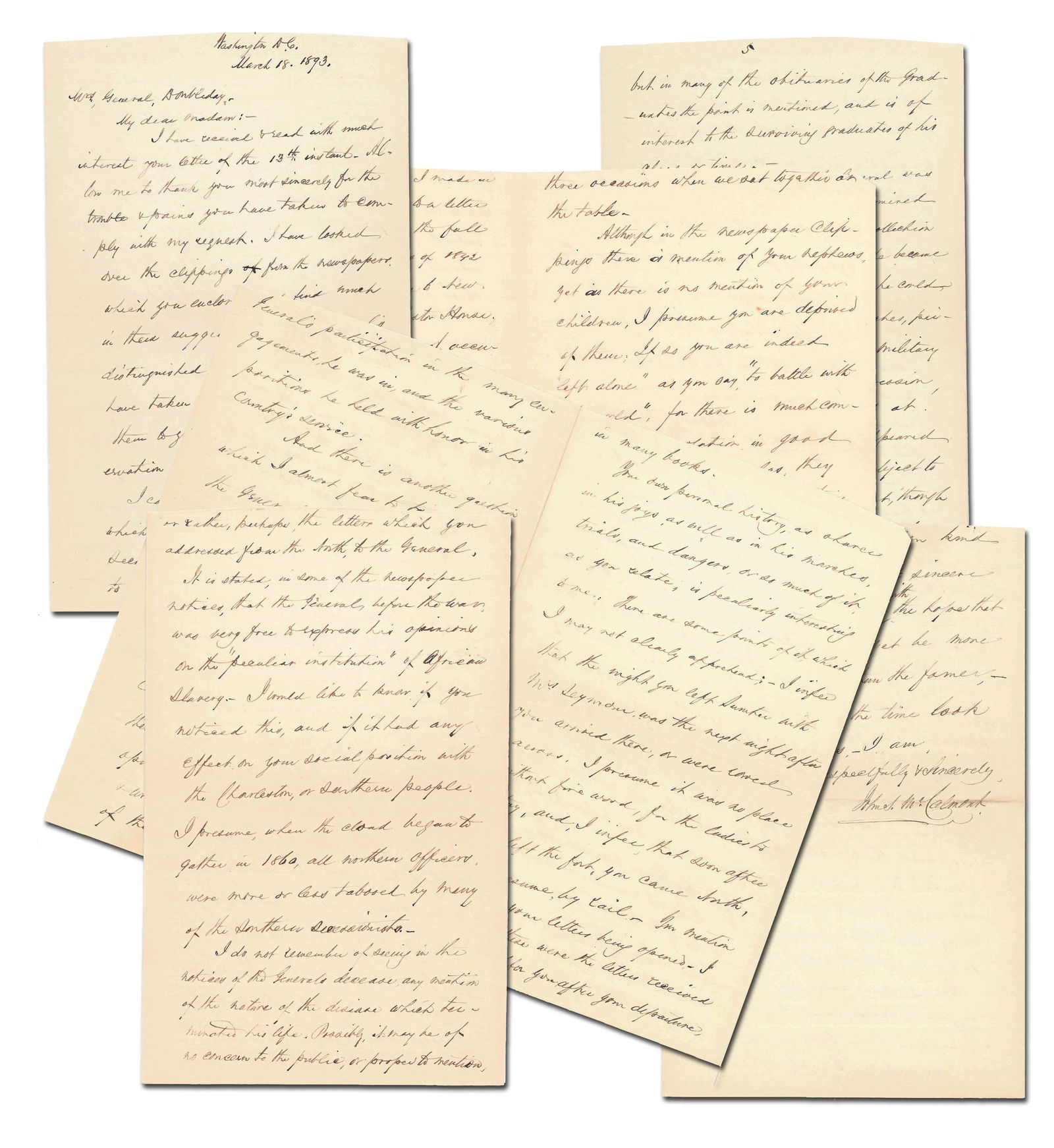 Abner Doubleday, Credited for Launching Baseball, (1 of 6)