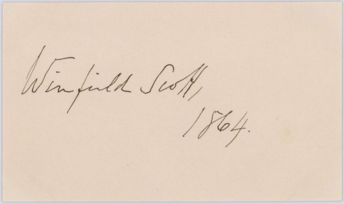 Winfield Scott Fantastic Signature (1 of 2)