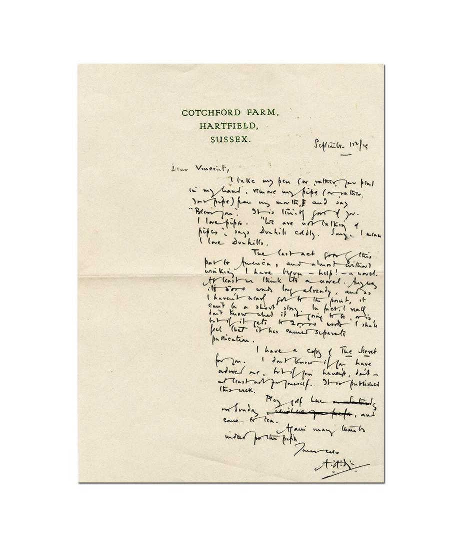 A Playful A.A. Milne Pens About Dunhills, Pipes, and (1 of 3)