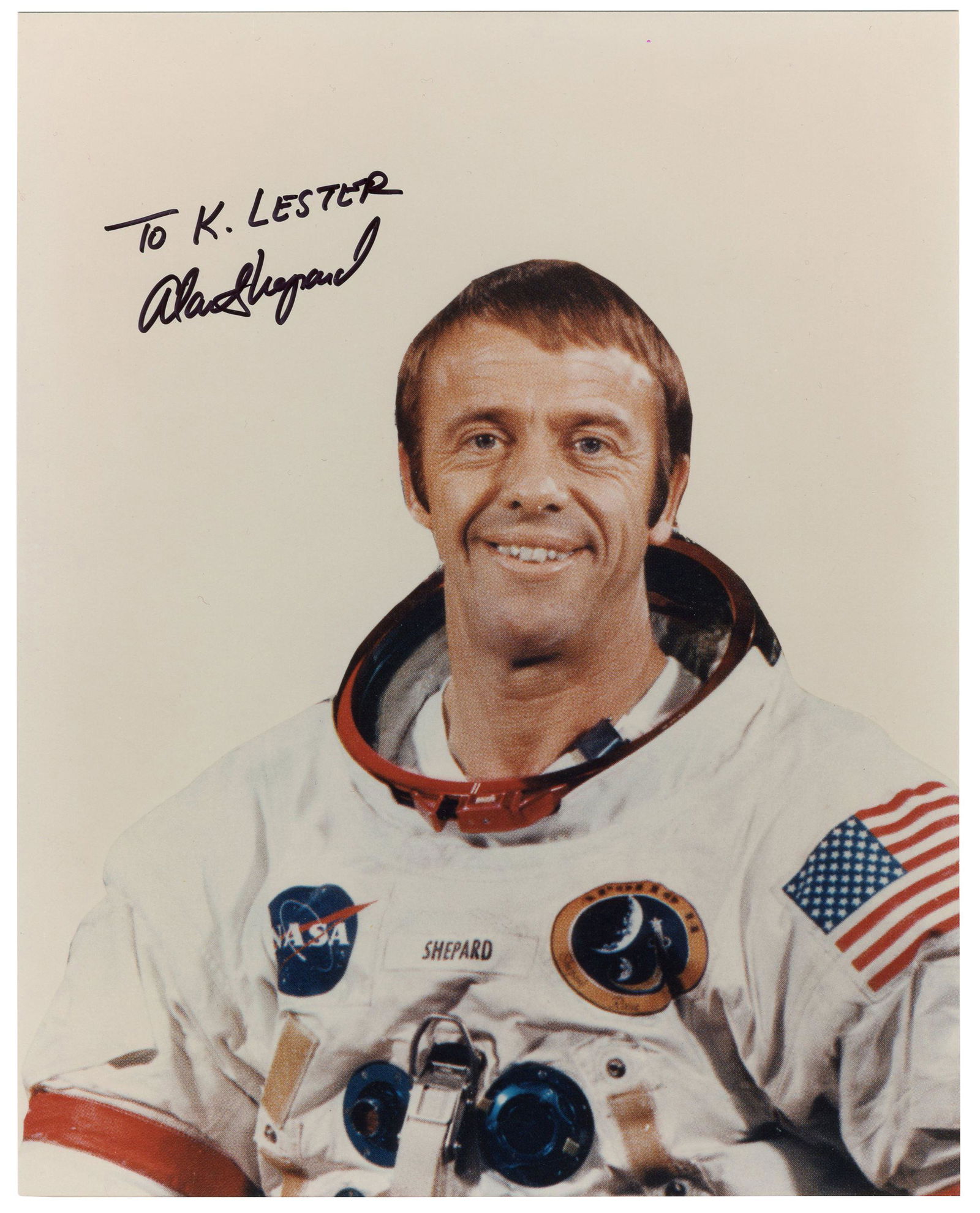 Alan Shepard SP Wearing Astronaut Suit (1 of 3)
