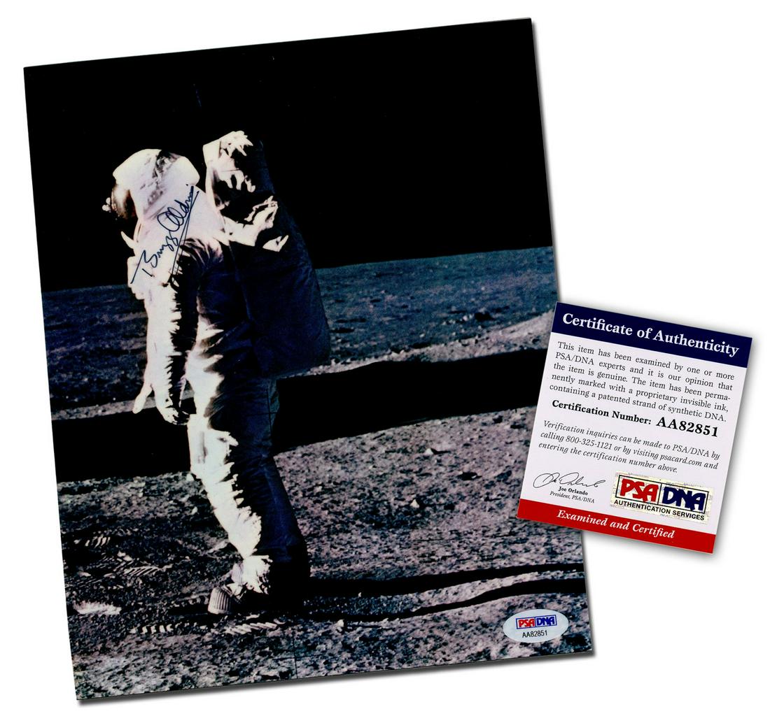 Buzz Aldrin Signed Moon Landing Photo (1 of 7)