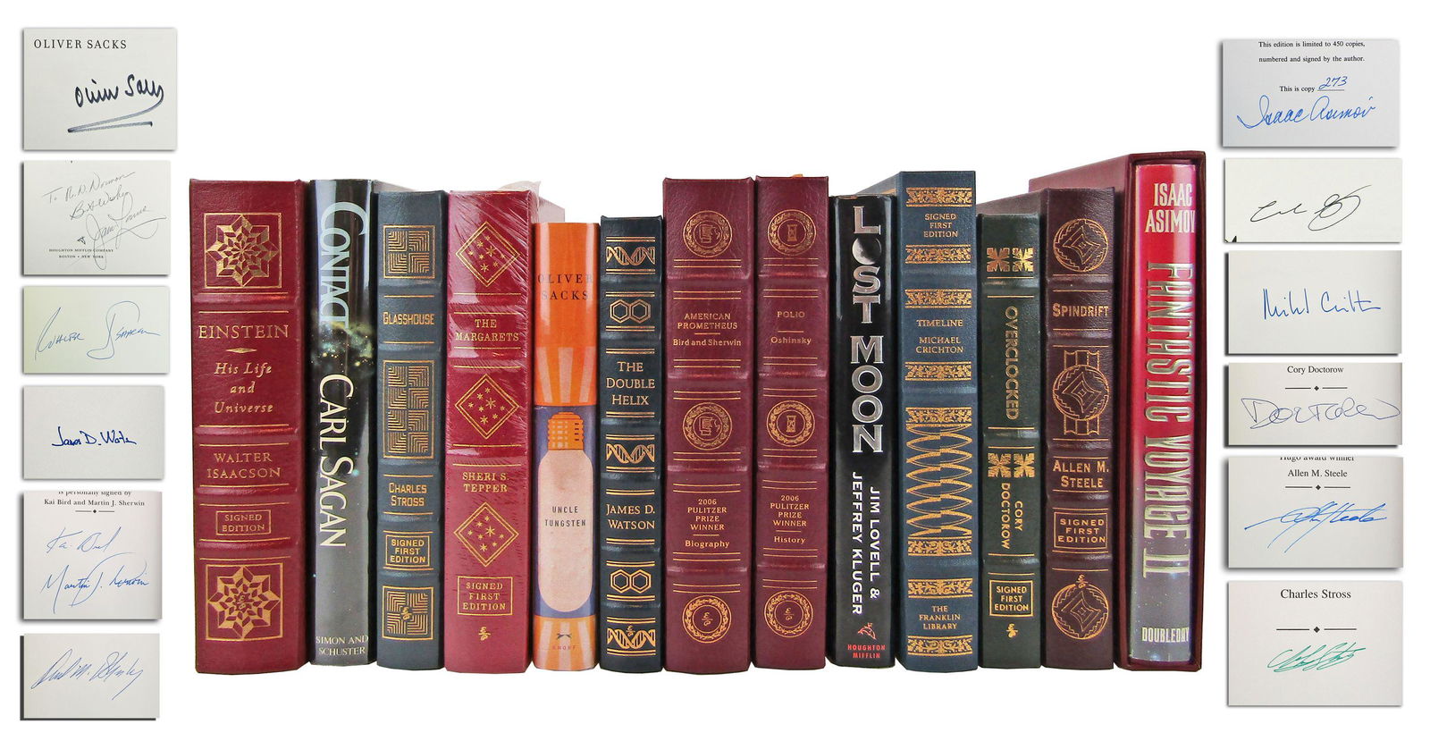 Science & Sci-Fi Book Dealers' Lot, 13 Pcs, All Author-Signed (1 of 9)