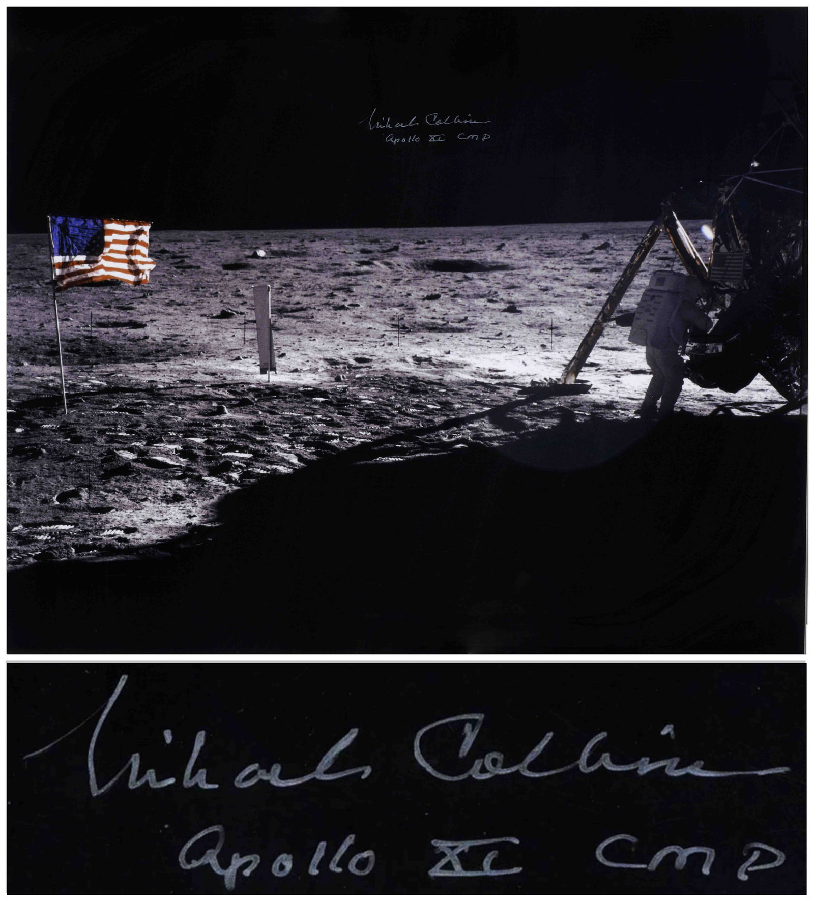 Michael Collins Signed Stunning Large Photo With COA (1 of 4)