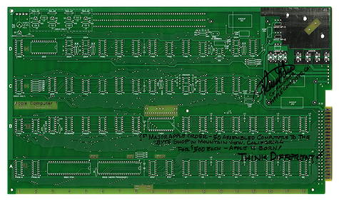 Ronald Wayne, Apple Co-Founder, Signed Replica Apple 1 Motherboard (1 of 3)