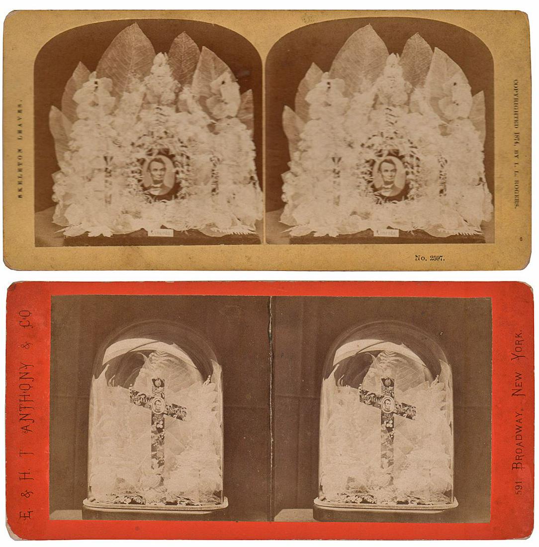 Pair of Stereographs Related to Mourning of Abraham Lincoln's Death (1 of 5)