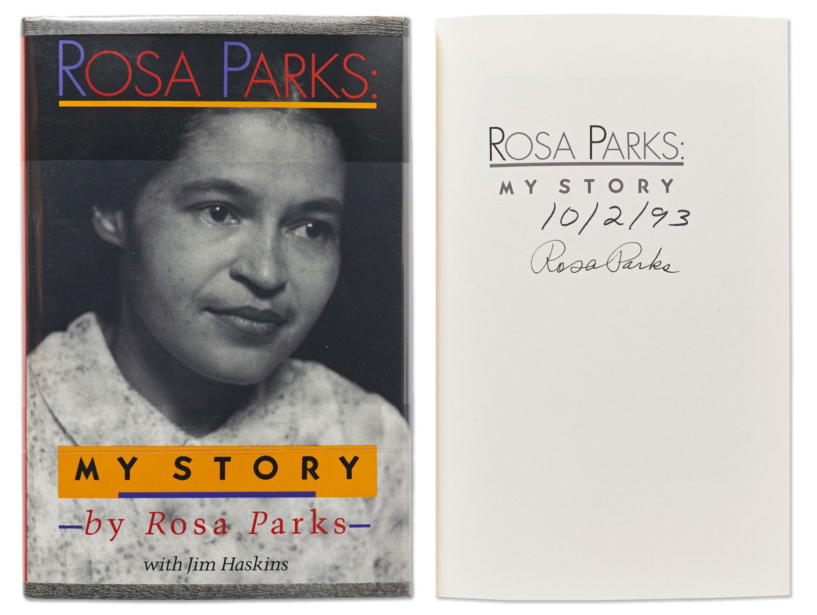 Scarce Rosa Parks Signed Book (1 of 6)