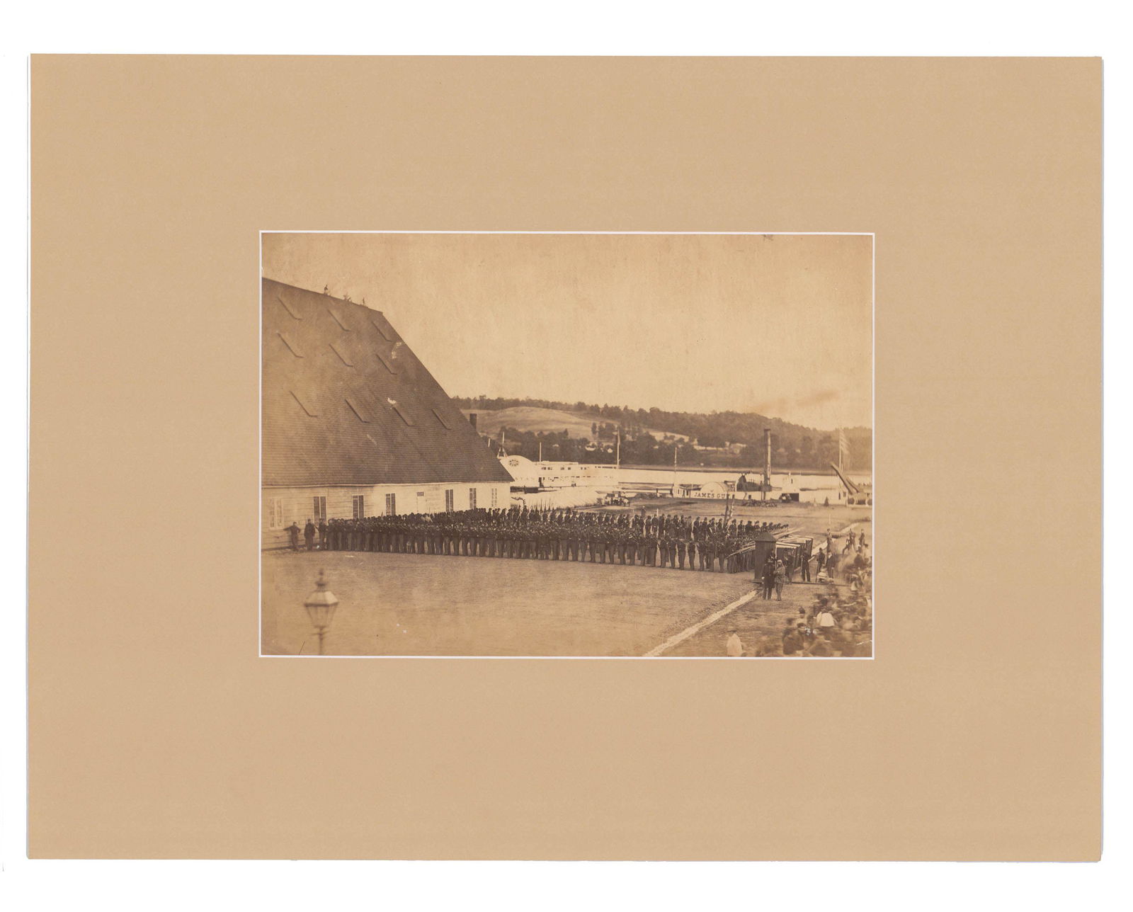 71st New York State Militia at Navy Yard Washington D.C. (1 of 2)