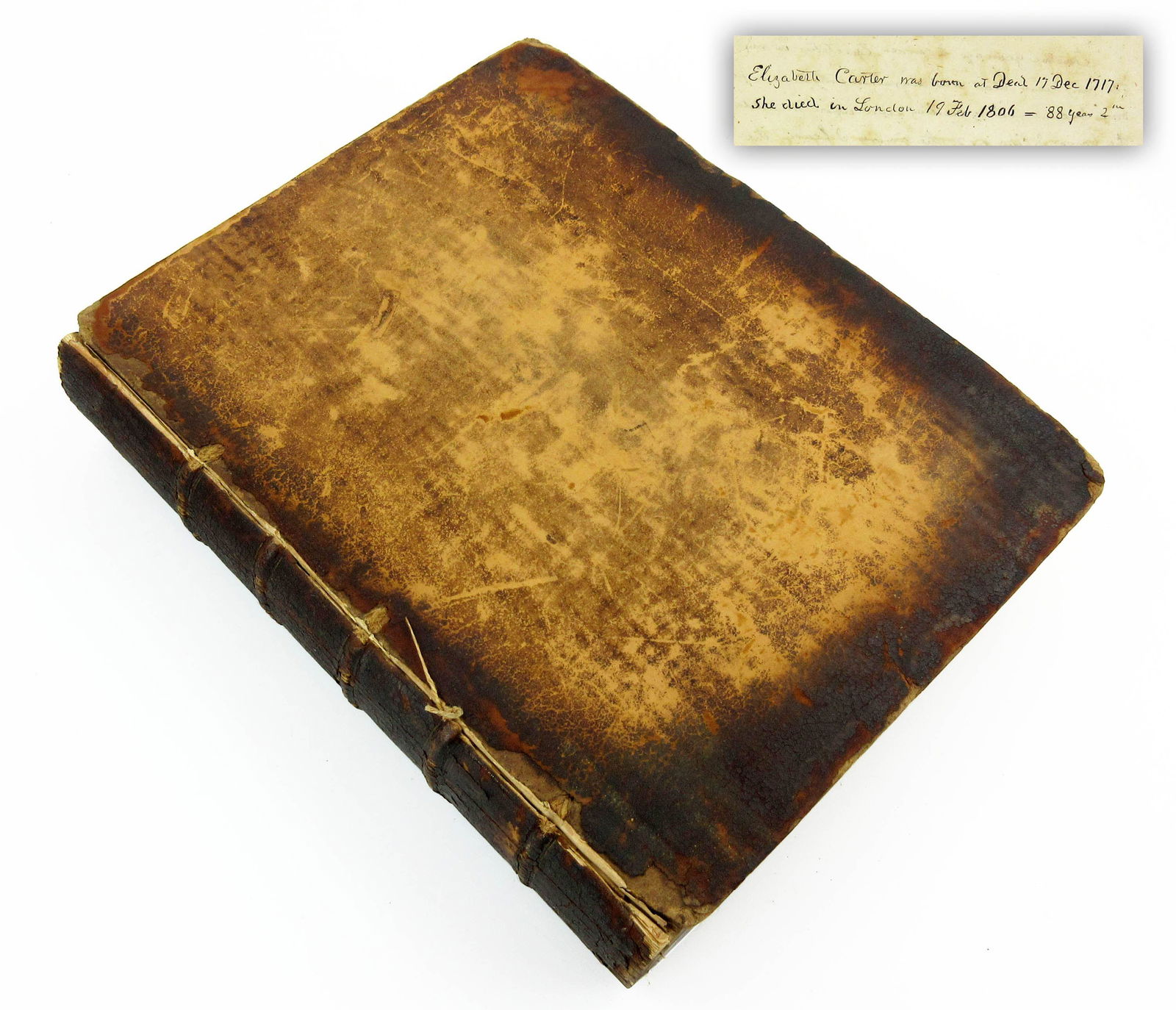 1st Ed. of Bluestocking Elizabeth Carter's Translation of "Epictetus", The First Edition in English (1 of 9)