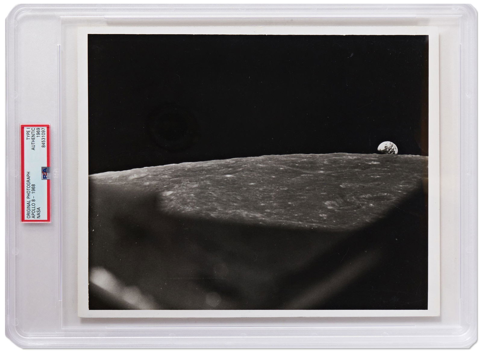 Apollo 8 Earthrise Photo PSA Type I Encapsulated (1 of 3)