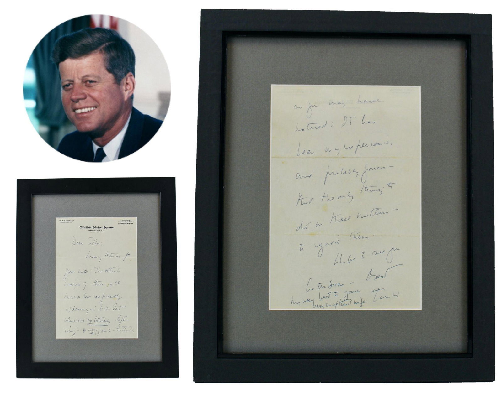 JFK ALS Discussing "...extremely left wing and very anti-Catholic" Attacks while Running for (1 of 5)