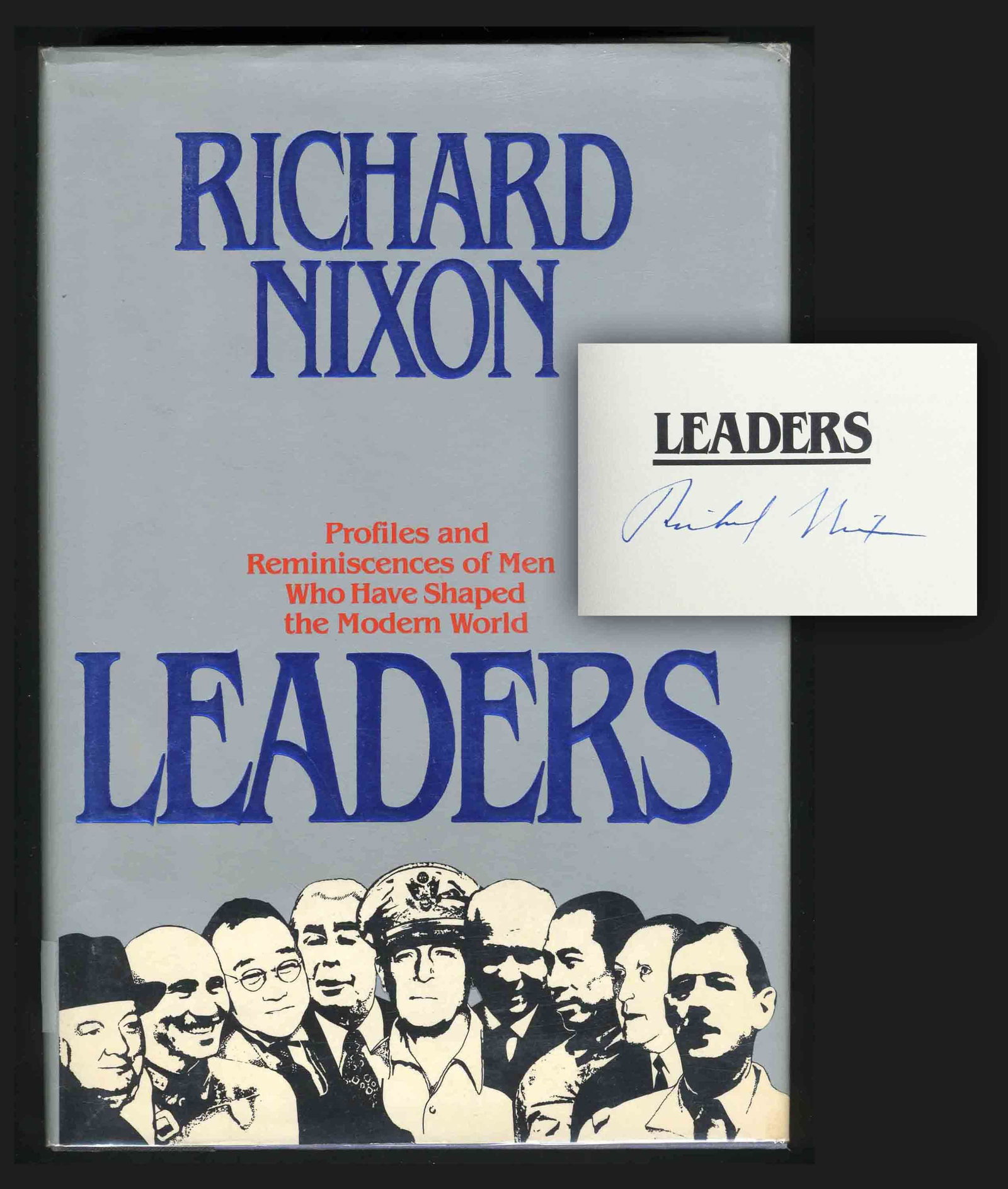 Richard Nixon Signed 1st Edition "Leaders" (1 of 6)