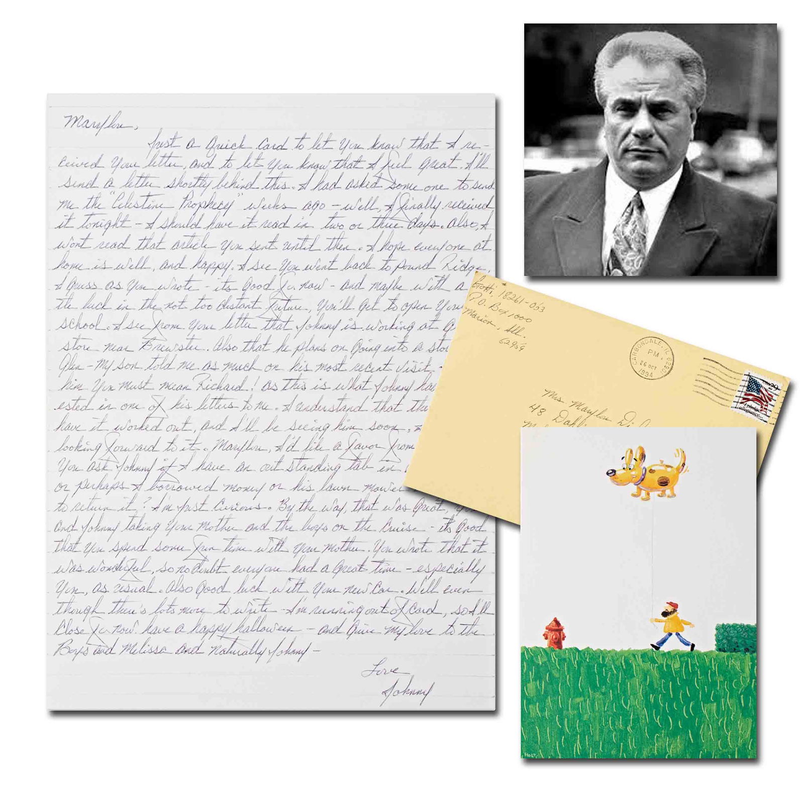 John Gotti ALS to Family Shortly After his Incarceration (1 of 6)