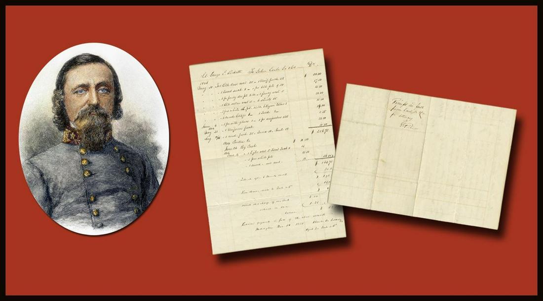 George Pickett Pays for his Sword and First Officer's Uniform, Purchased at the Outbreak of the (1 of 4)