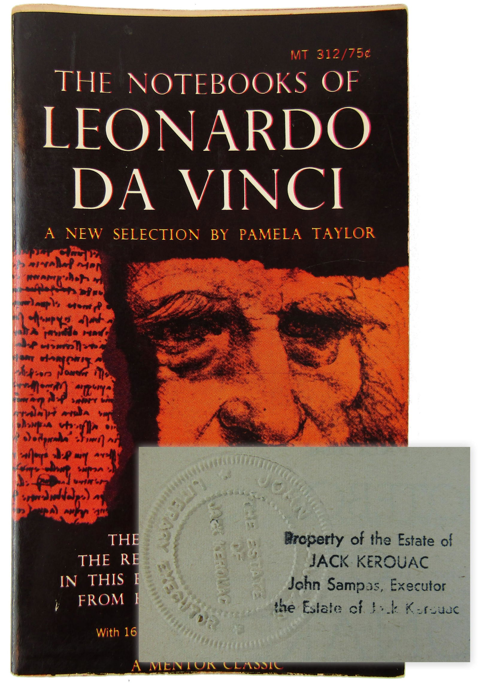 Jack Kerouac Personally Owned Book "The Notebooks of Leonardo da Vinci"- Estate Certified! (1 of 4)
